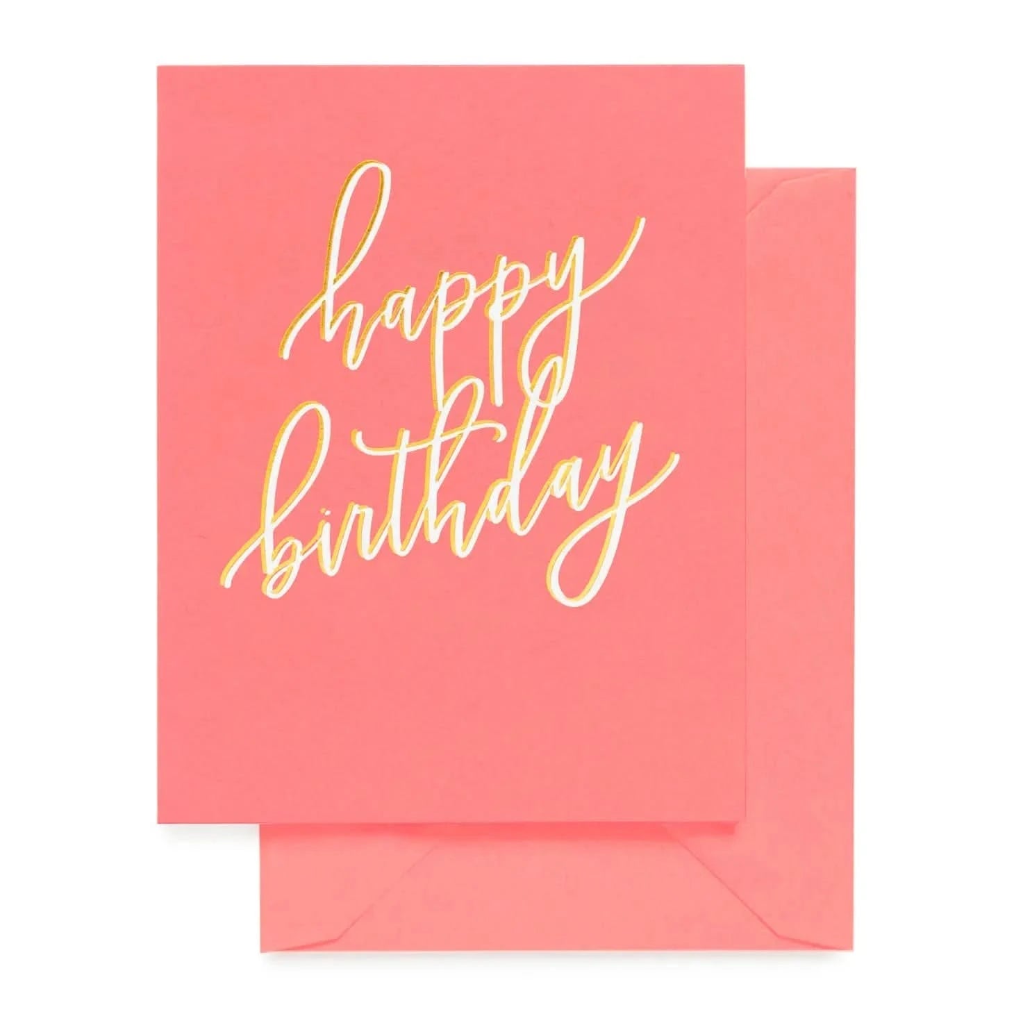 Personalized Neon Happy Birthday Card - Customizable Greeting Card for Parties, Celebrations & Special Occasions - Perfect for Birthdays, Anniversaries & Gifts