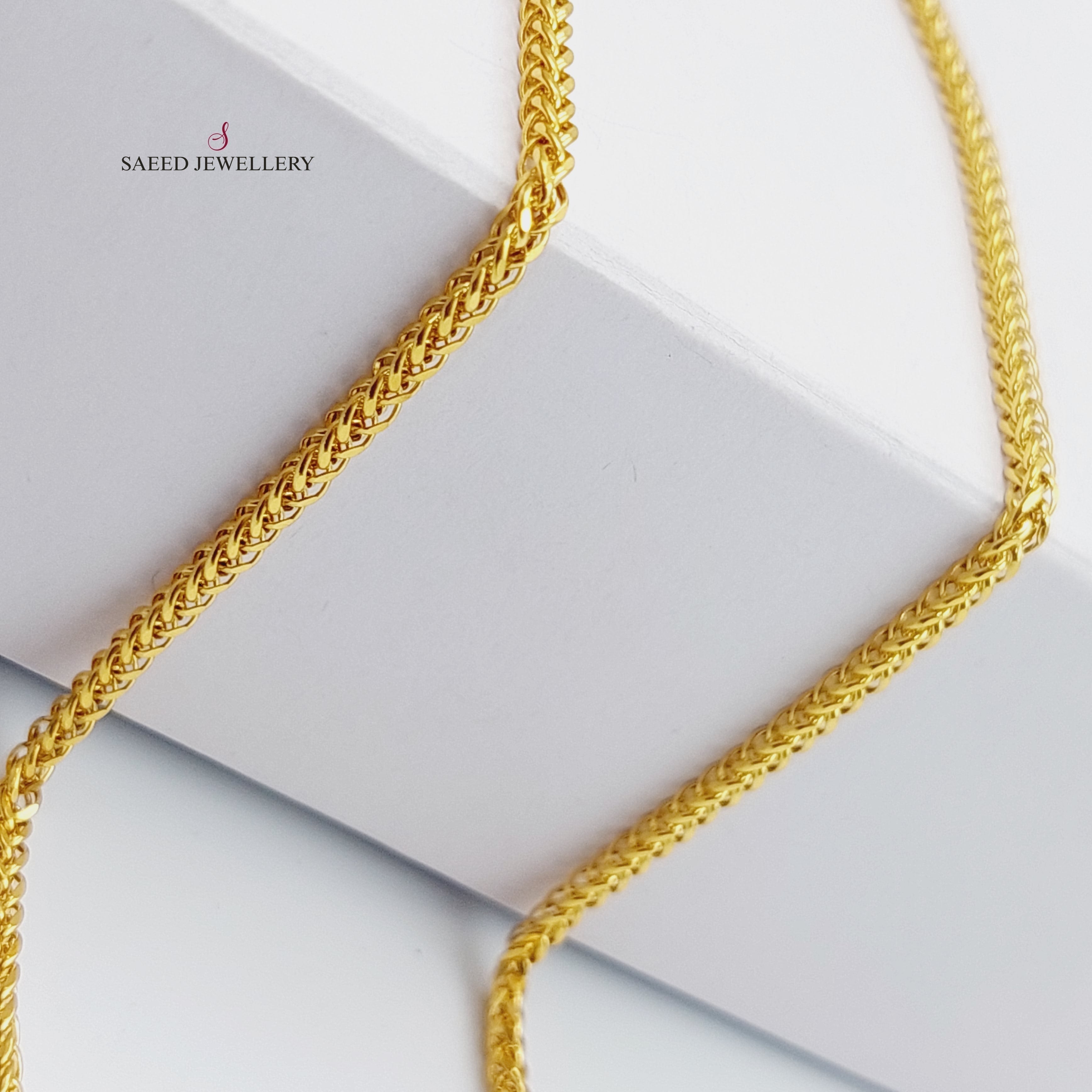 50cm Franco Medium Thickness Chain Necklace for Women - Stainless Steel Cuban Link Chain - Perfect for Layering, Gifts & Everyday Wear