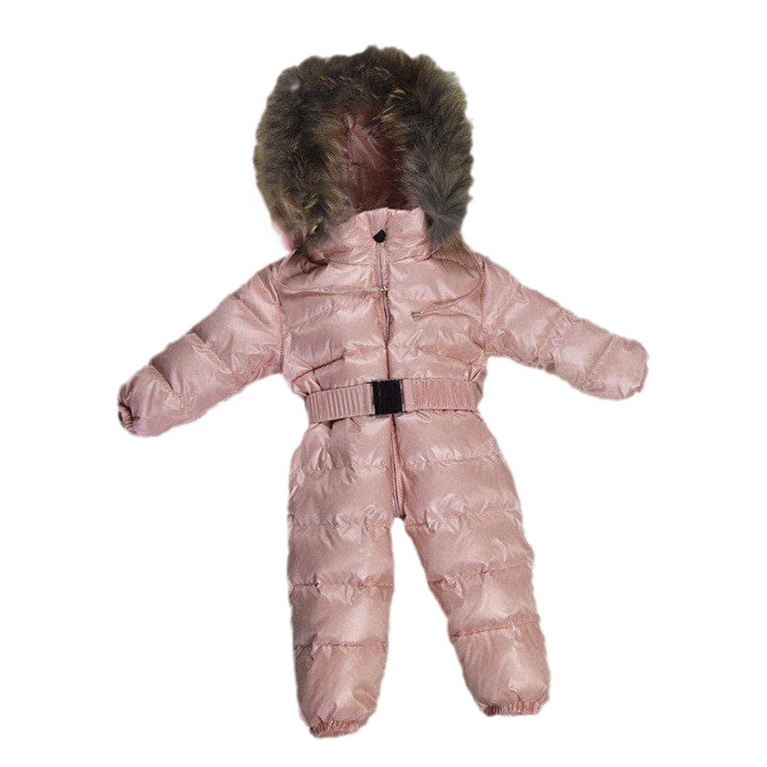 Pokemon & Hent Winter Down Girls' Jumpsuits - Baby Snowsuit for Outdoor Play, Warm Kids' Snow Clothes for Skiing, Snowboarding & Winter Adventures