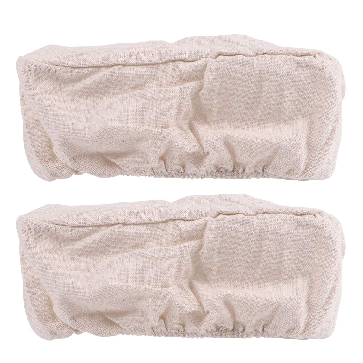 Luxshiny 2-Pack Bread Proofing Basket Liners - Organic Cotton Dough Liner for Sourdough, Banneton Basket Covers - Perfect for Home Baking, Artisan Bread Making & Kitchen Use