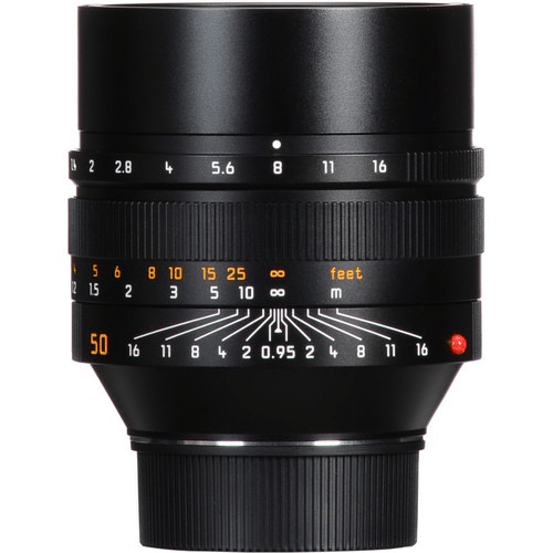 Leica Noctilux M 50mm f/0.95 ASPH Lens (Black) - Premium Fast Aperture Prime Lens for Leica M Mount Cameras - Perfect for Low Light Photography, Portraits & Street Shooting