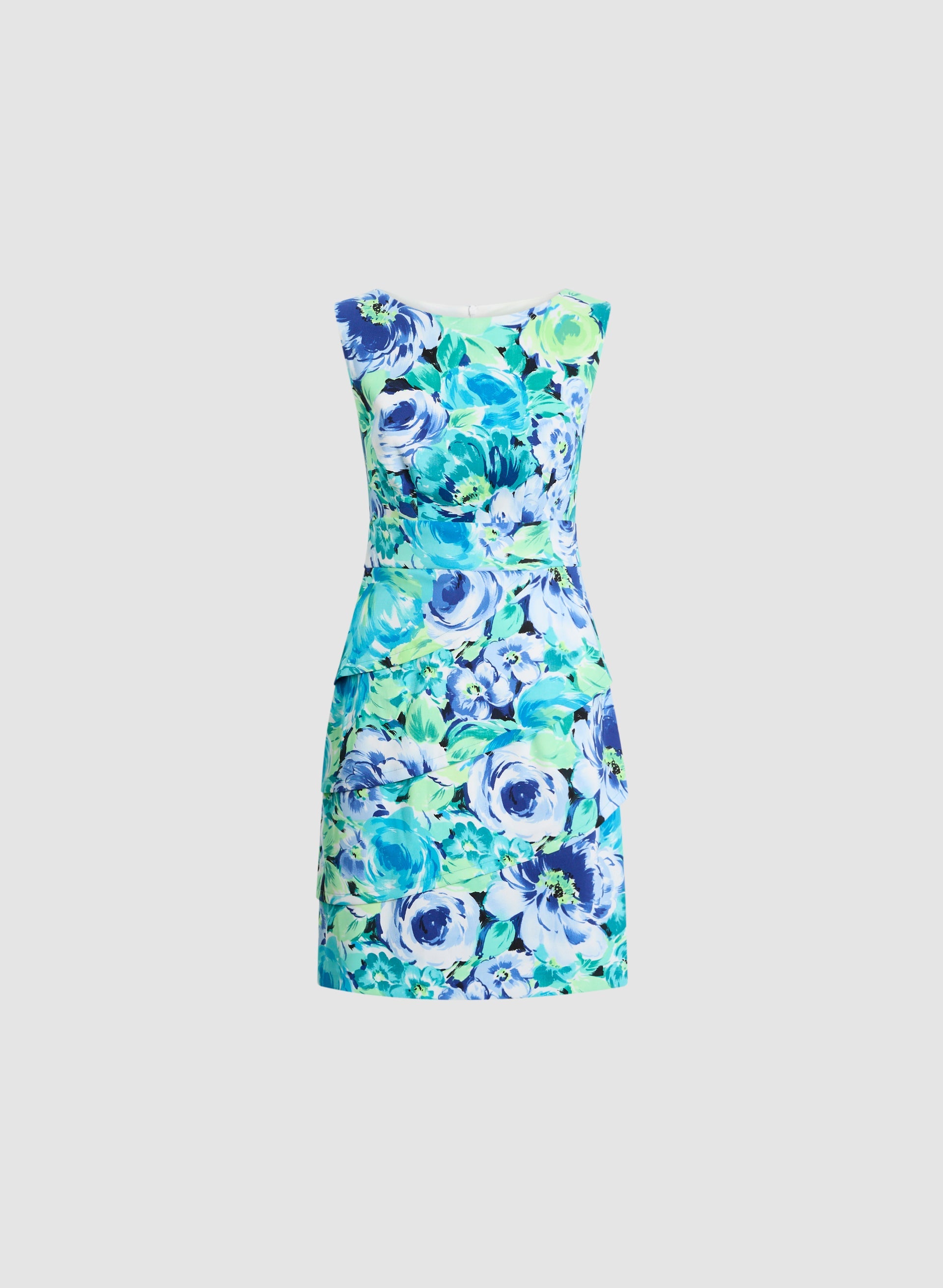 Floral Print Tiered Dress for Women - Elegant Summer Midi Dress with Ruffles - Perfect for Weddings, Parties & Beach Vacations