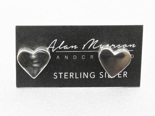 Sterling Silver Heart Stud Earrings for Women - Perfect for Valentine's Day, Anniversary & Everyday Wear