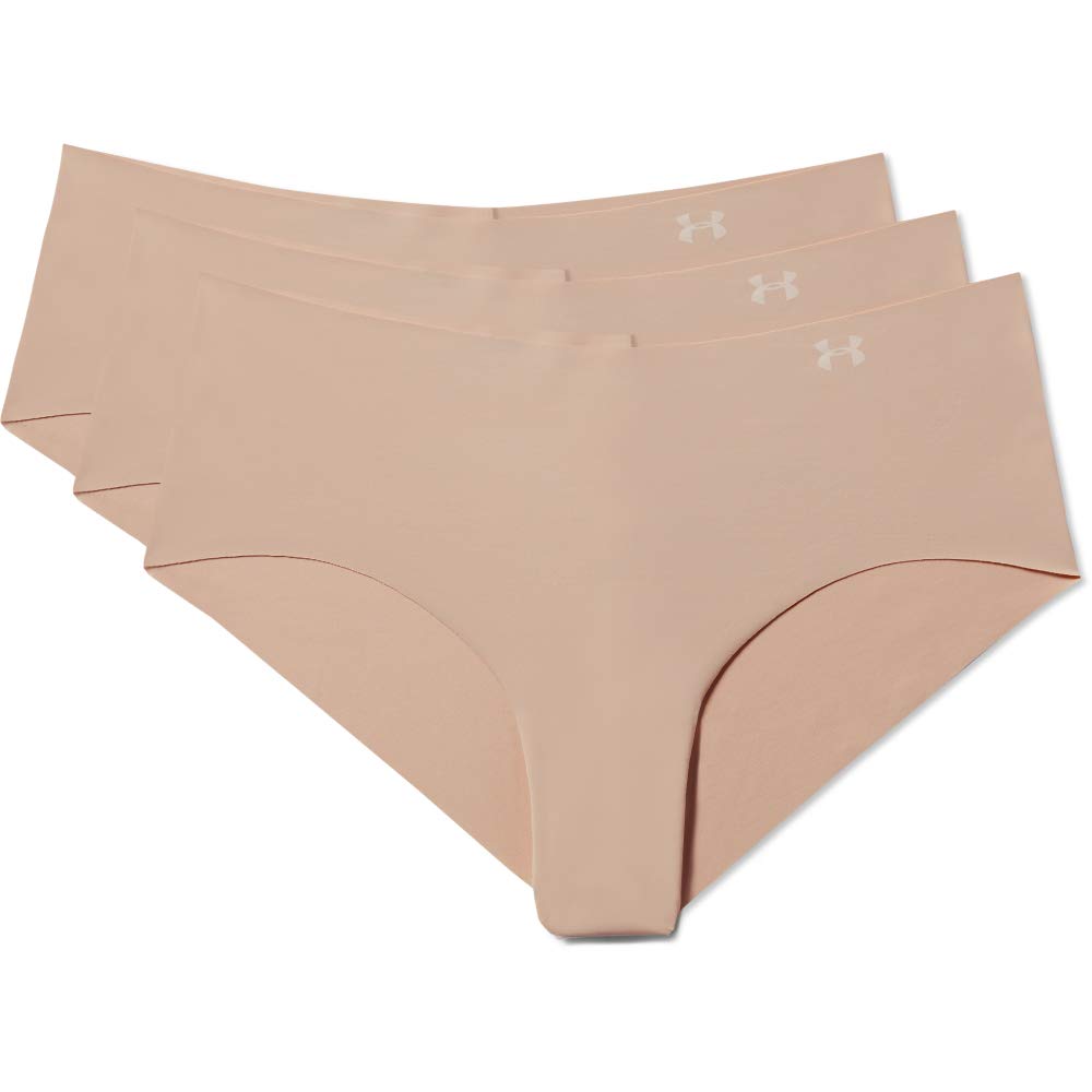 Under Armour Women's Hipster Underwear 3-Pack - Soft, Breathable & Moisture-Wicking Panties for Workout, Yoga & Everyday Comfort