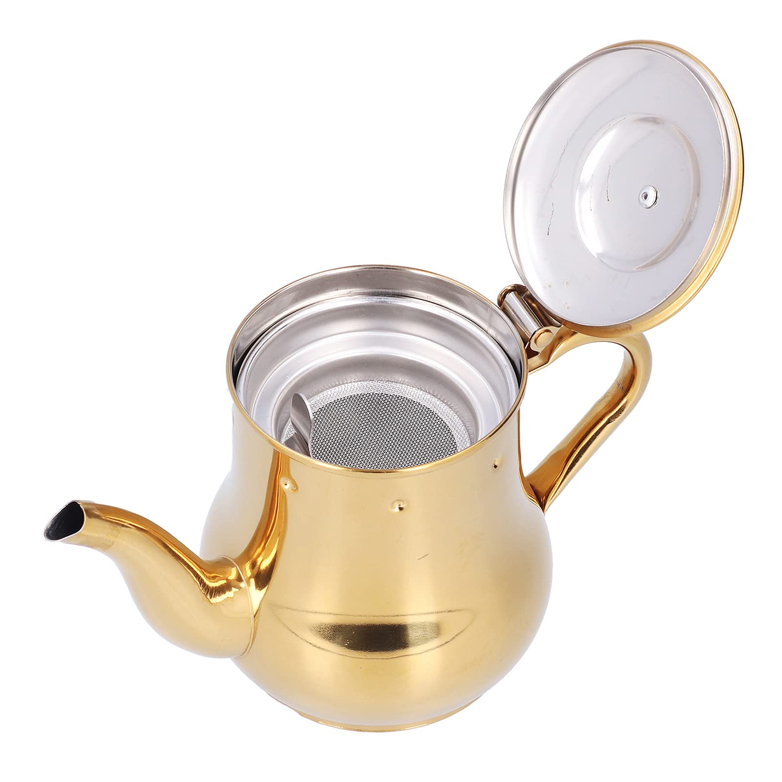 500ml Stainless Steel Olive Oil Dispenser with Filter - Durable Leakproof Kitchen Oil Bottle for Cooking, Salad Dressing & Baking (Gold) | Perfect for Restaurants, Home Kitchens & Gourmet Cooking