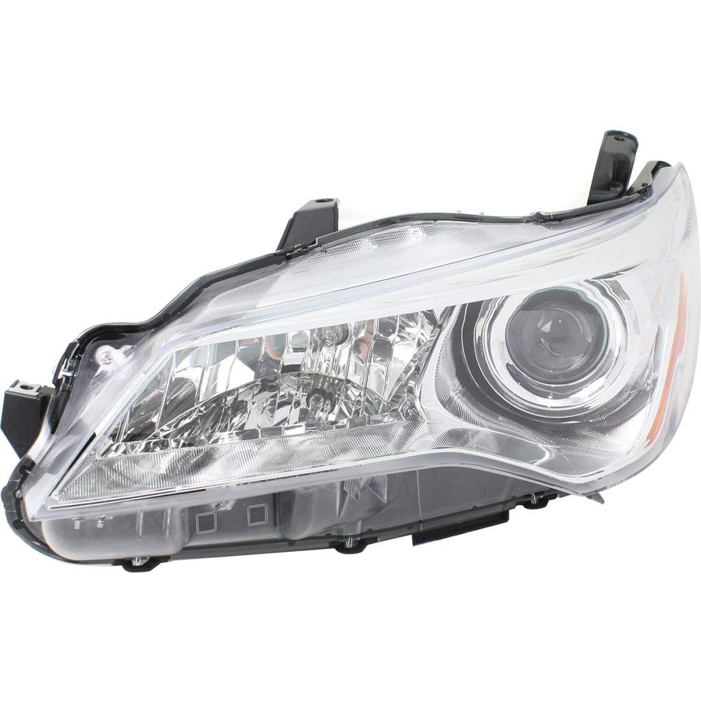 2015-2017 Toyota Camry Headlight Assembly - Driver & Passenger Side CAPA Certified with Chrome Housing & Bulbs Included (Part# TO2502222 TO2503222) - Replaces OEM 81150-06860, 81110-06860 - Perfect for LE/XLE Models - Upgrade Your Nighttime Driving Safety