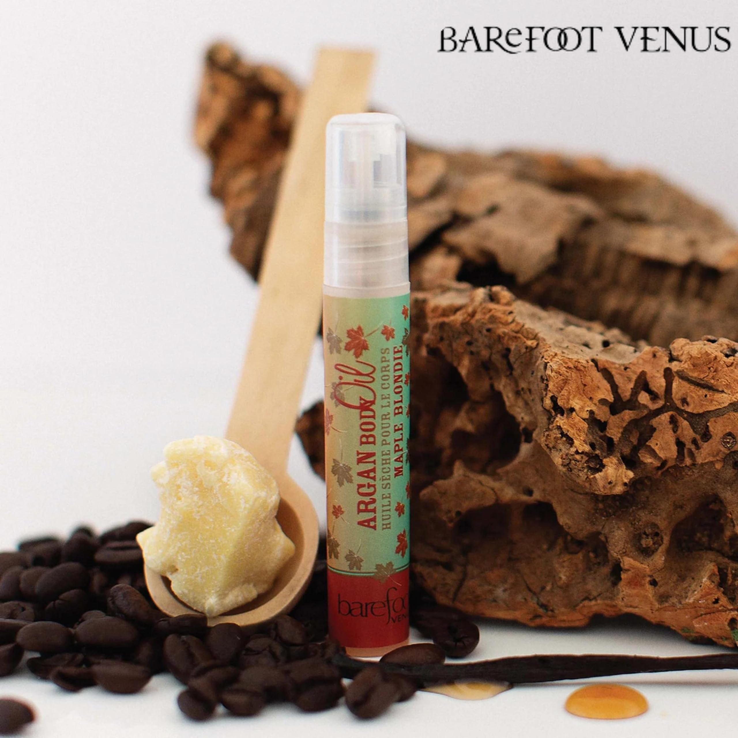 Travel Size Mini Argan Body Oil - 8ml (Maple Blondie) | Natural Moisturizer for Dry Skin | Perfect for On-the-Go Hydration & Travel Essentials