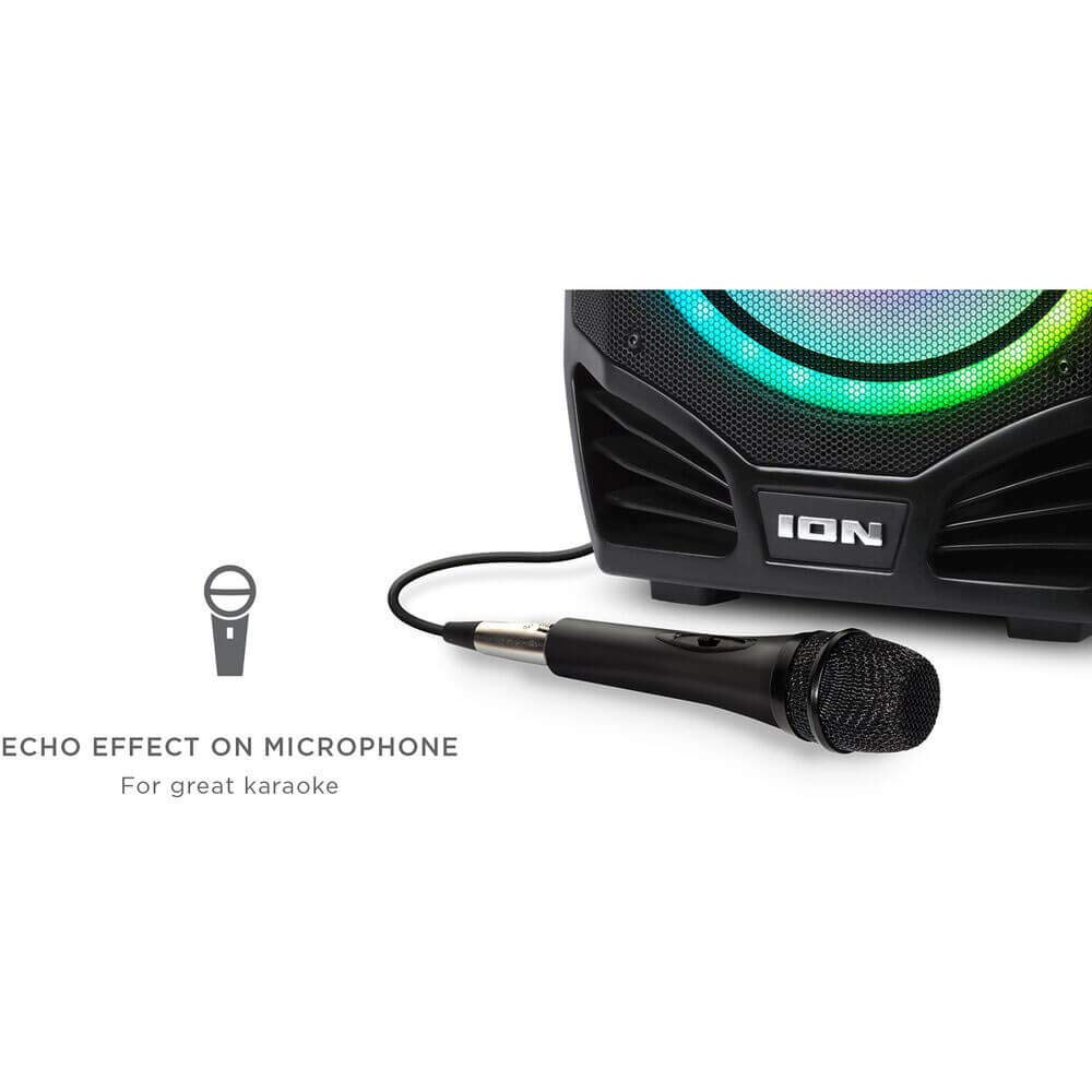 ION Audio Total PA Premier 500W High Power Bi-Amplified Bluetooth PA System with LED Lights - Perfect for Outdoor Events, Parties, and Live Performances