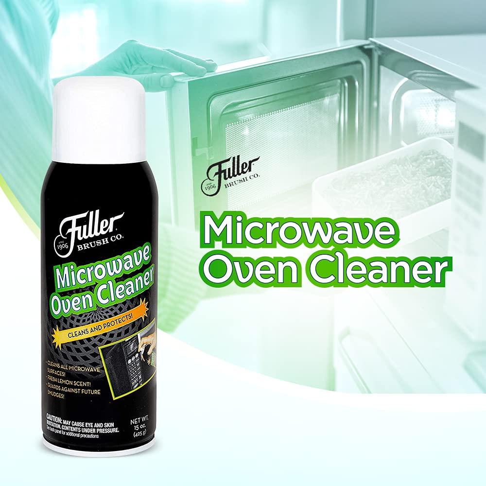 Fuller Brush Microwave Oven Cleaner - Commercial Micro Foam Cleaning Spray & Deodorizer for Convection Ovens, Turbo Ovens & Kitchen Appliances | No Fumes, Removes Grease & Odors | Perfect for Deep Cleaning & Maintaining Sparkling Kitchens