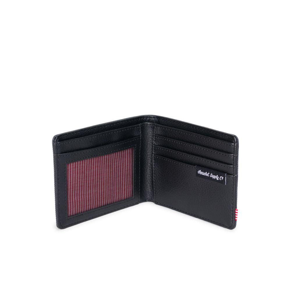 Herschel Hank Wallet - RFID Blocking Slim Bifold Wallet for Men - Dark Shadow - Perfect for Travel, Business & Everyday Use