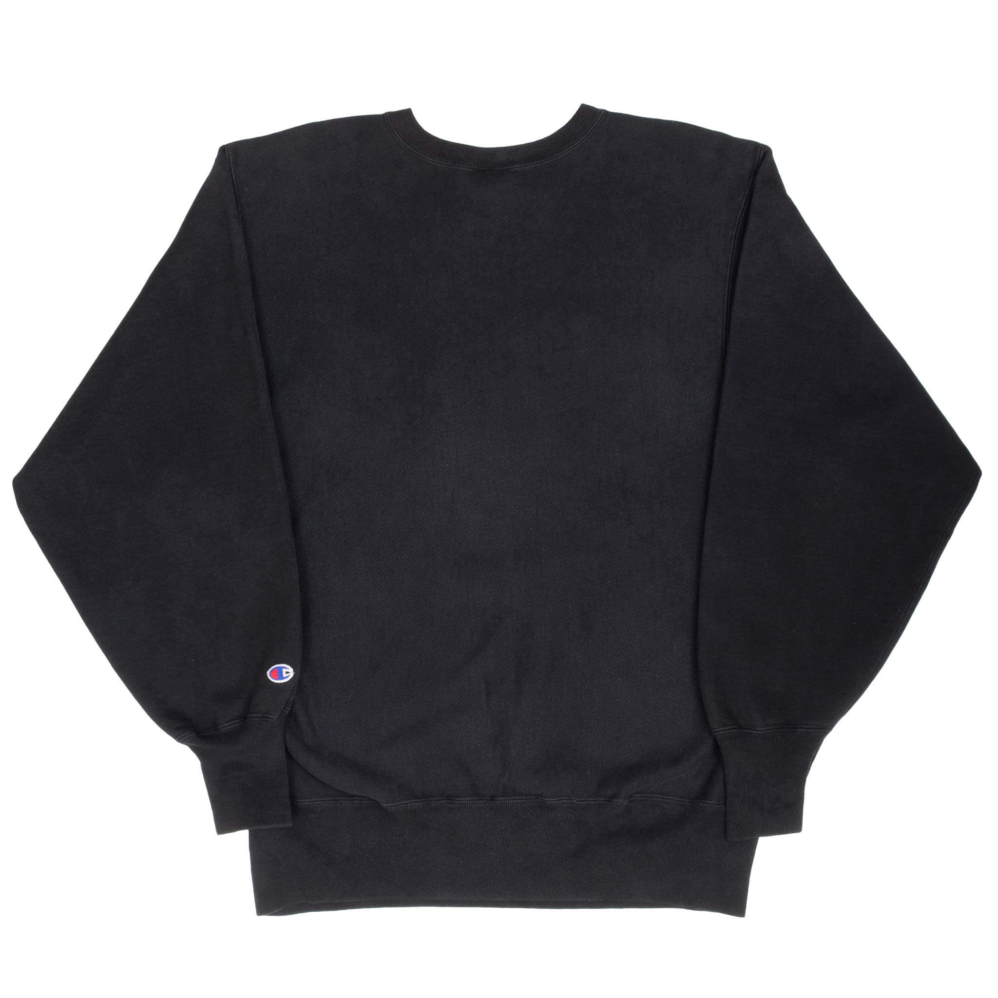 Vintage Champion Reverse Weave Pi Alpha Phi Black Sweatshirt 1990s XL - Retro College Greek Letter Hoodie for Men & Women - Perfect for Casual Wear, Gym, and Vintage Fashion Enthusiasts