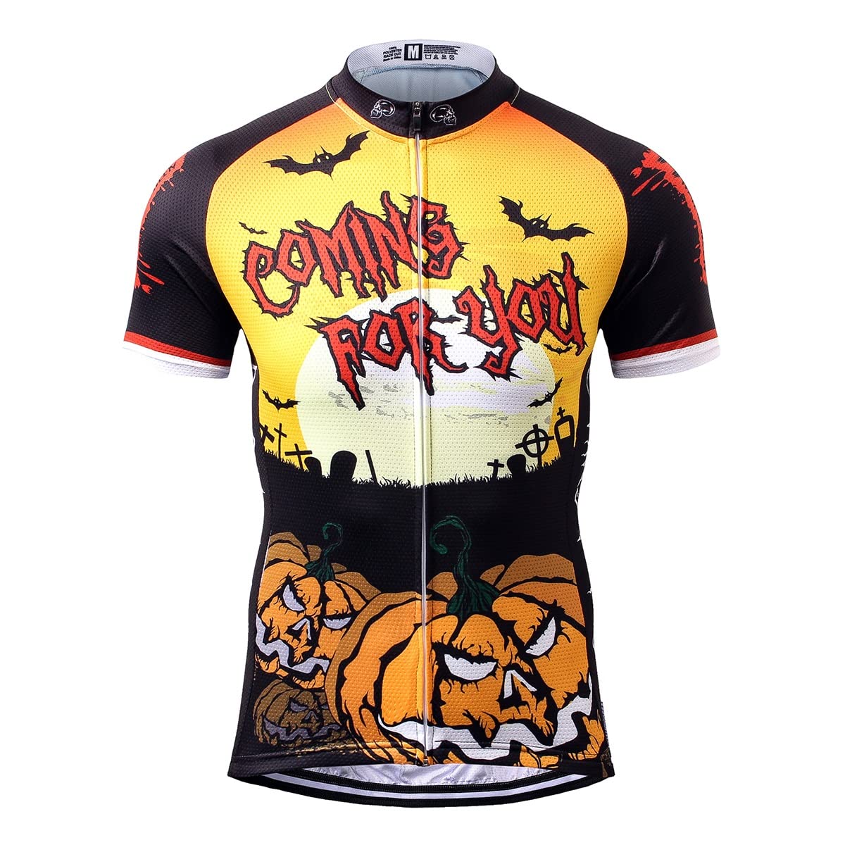 Thriller Rider Sports Men's Mountain Bike Short Sleeve Cycling Jersey - Breathable & Quick-Dry for Outdoor Cycling, Road Biking & Trail Adventures