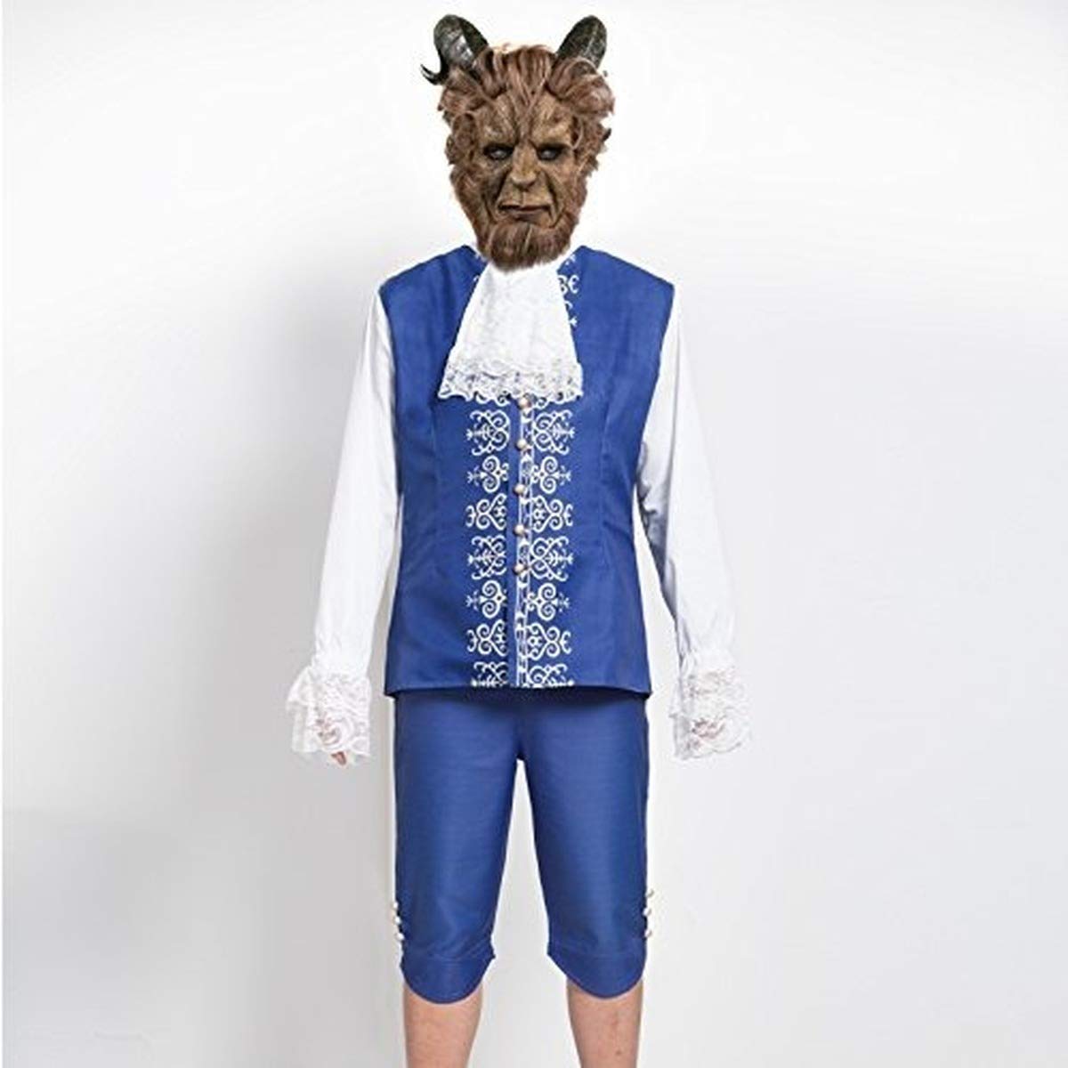 Prince Cosplay Costume for Men - Medieval Renaissance Halloween Outfit Full Set with Cape & Accessories - Perfect for Halloween Parties, Cosplay Events & Renaissance Fairs