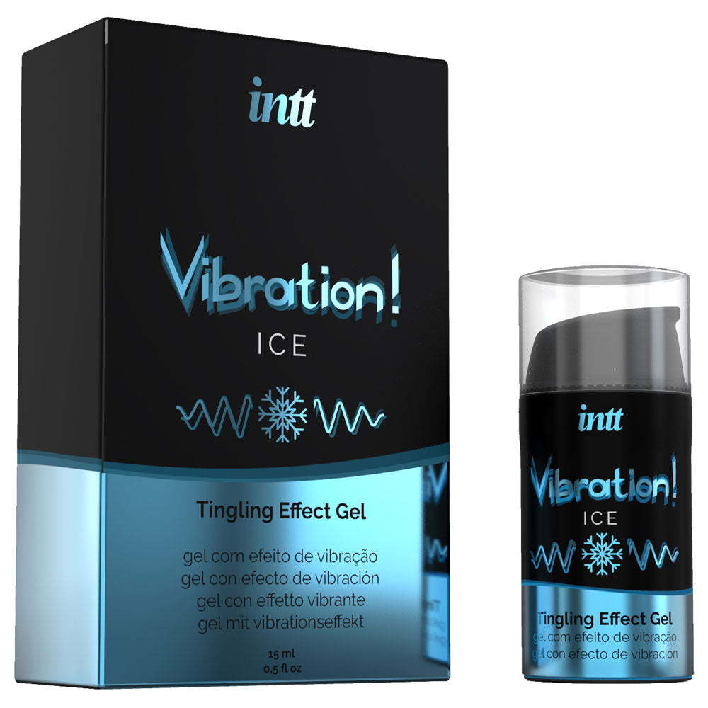 Intt Vibration Cooling Gel - Ice Mint Flavored with Tingling Sensation | Perfect for Post-Workout Recovery & Muscle Relaxation