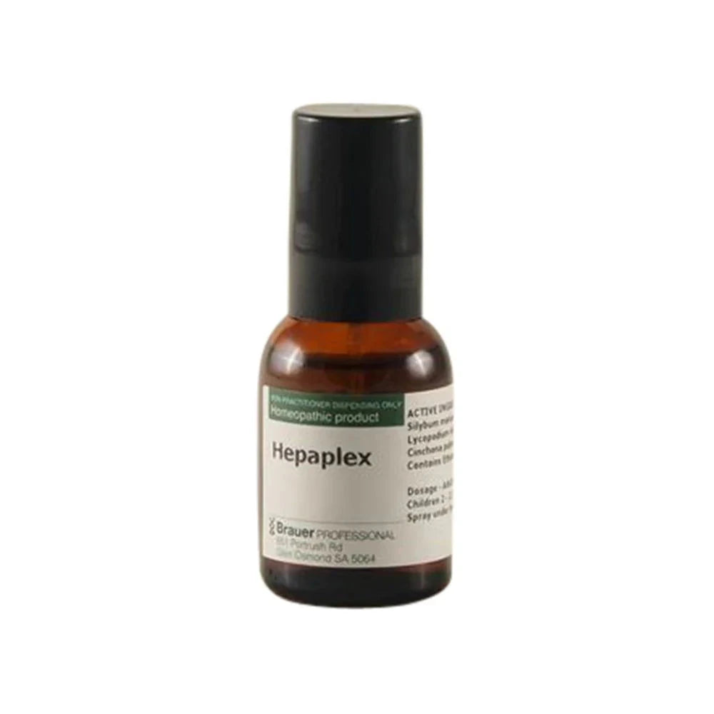 Brauer Professional Hepataplex Liver Support Oral Spray - Natural Liver Detox & Cleanse Supplement for Adults - Perfect for Post-Alcohol Recovery & Heavy Meal Digestion Support