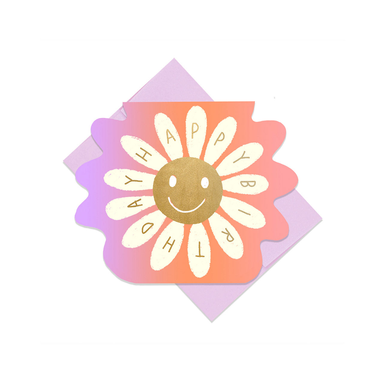 Smile Birthday Die Cut Greeting Card - Elegant Handmade Paper Card for Birthdays, Parties & Special Occasions - Perfect for Friends, Family & Coworkers