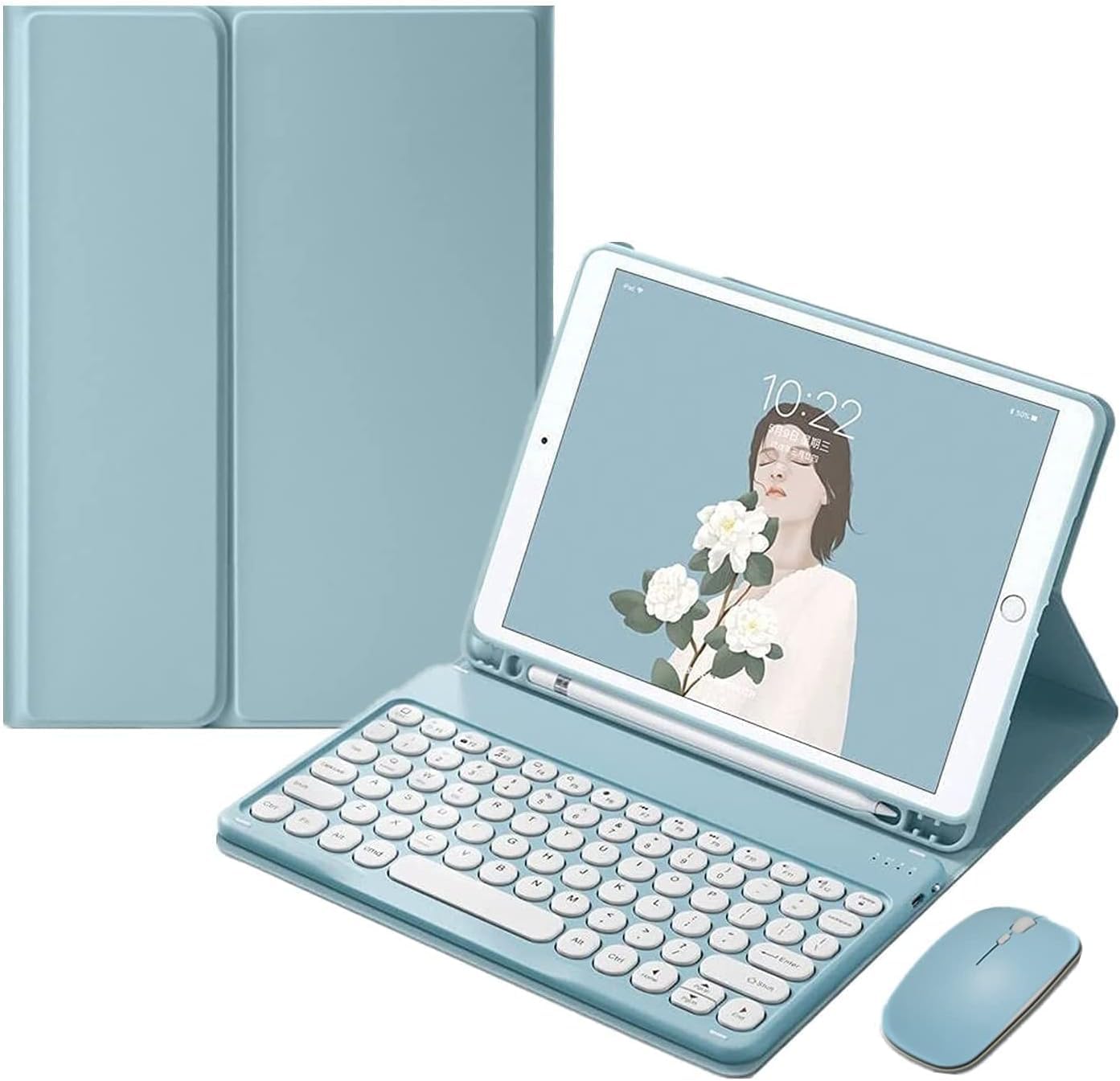 Bluetooth Keyboard Case for Galaxy Tab S6 Lite 10.4