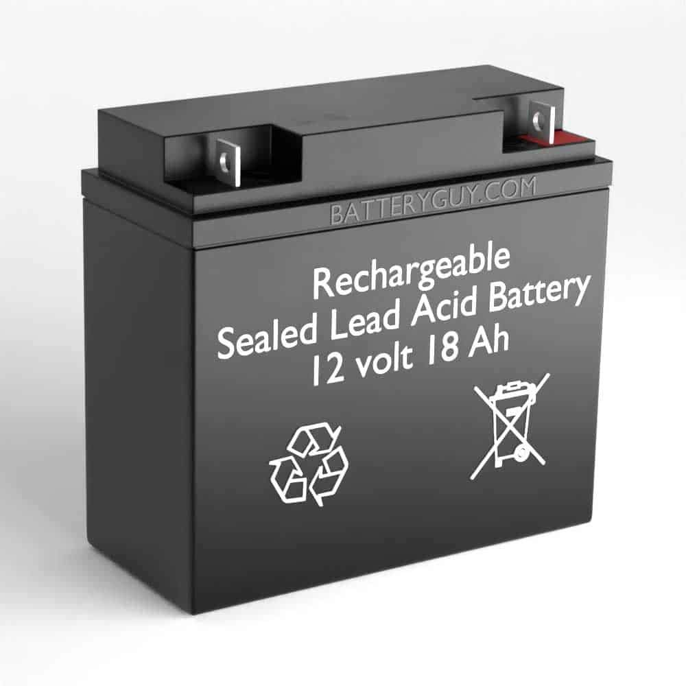 Rally Replacement 12V 18Ah SLA Rechargeable Batteries (2-Pack) - Compatible with Power Wheels, Scooters & Emergency Lights | Long-Lasting Backup Power Solution