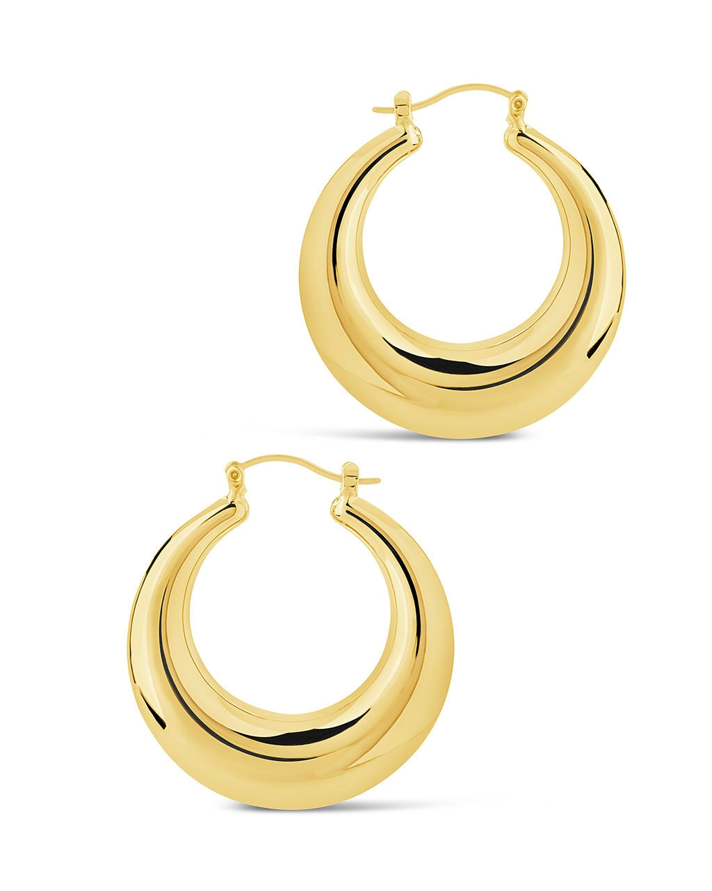 Quinn Tube Hoop Earrings - Sterling Silver Minimalist Dangle Earrings for Women | Perfect for Everyday Wear, Office & Date Night