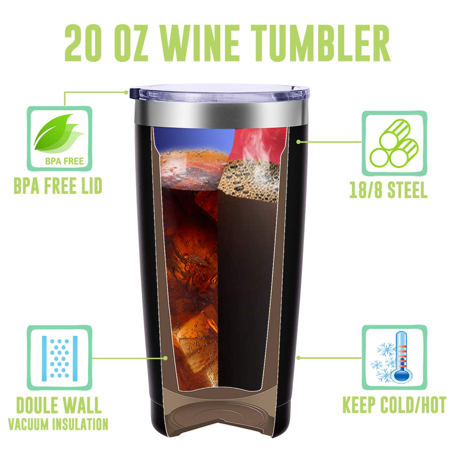 Funny 'You Don't Have To Be Crazy To Work Here' Travel Mug - 20oz Black Insulated Tumbler for Coffee & Tea | Perfect Office Gift for Coworkers, Boss, Employees | Great Birthday & Christmas Gift for Men & Women | Ideal for Workplace, Commuting & Home Use