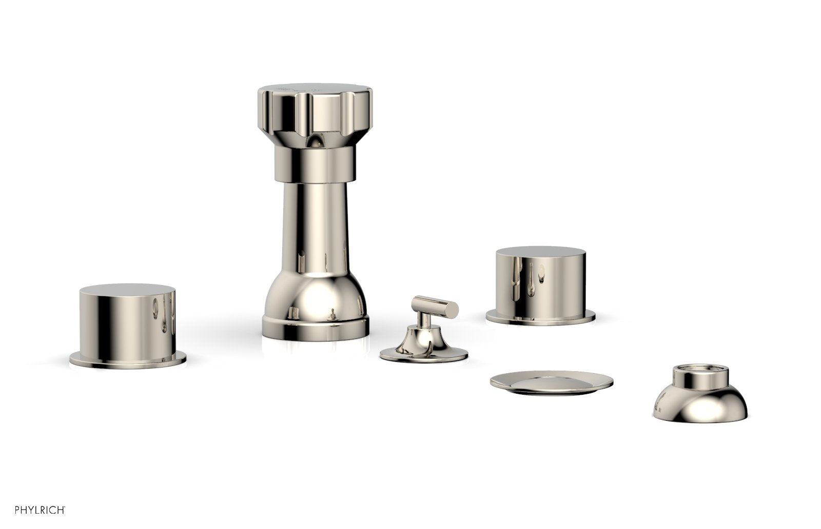 Premium BASIC II 4-Hole Bidet Faucet Set with Smooth Handles - 230 61 Series - Perfect for Modern Bathroom Upgrades & Hygienic Toilet Installations