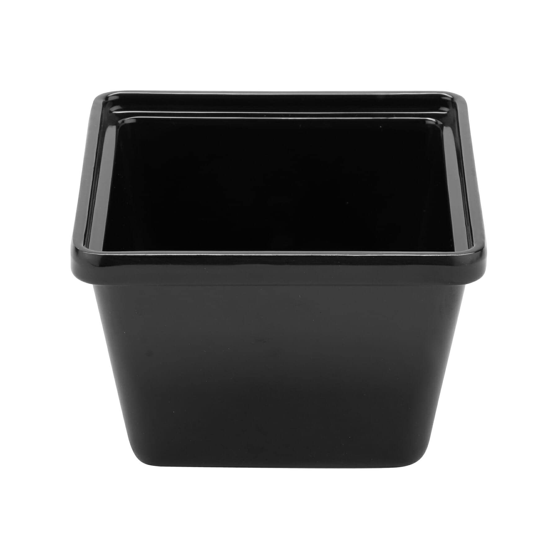 GET ML-148-BK 28oz Black Square Food Storage Container with Airtight Lid - Perfect for Meal Prep, Leftovers & Pantry Organization