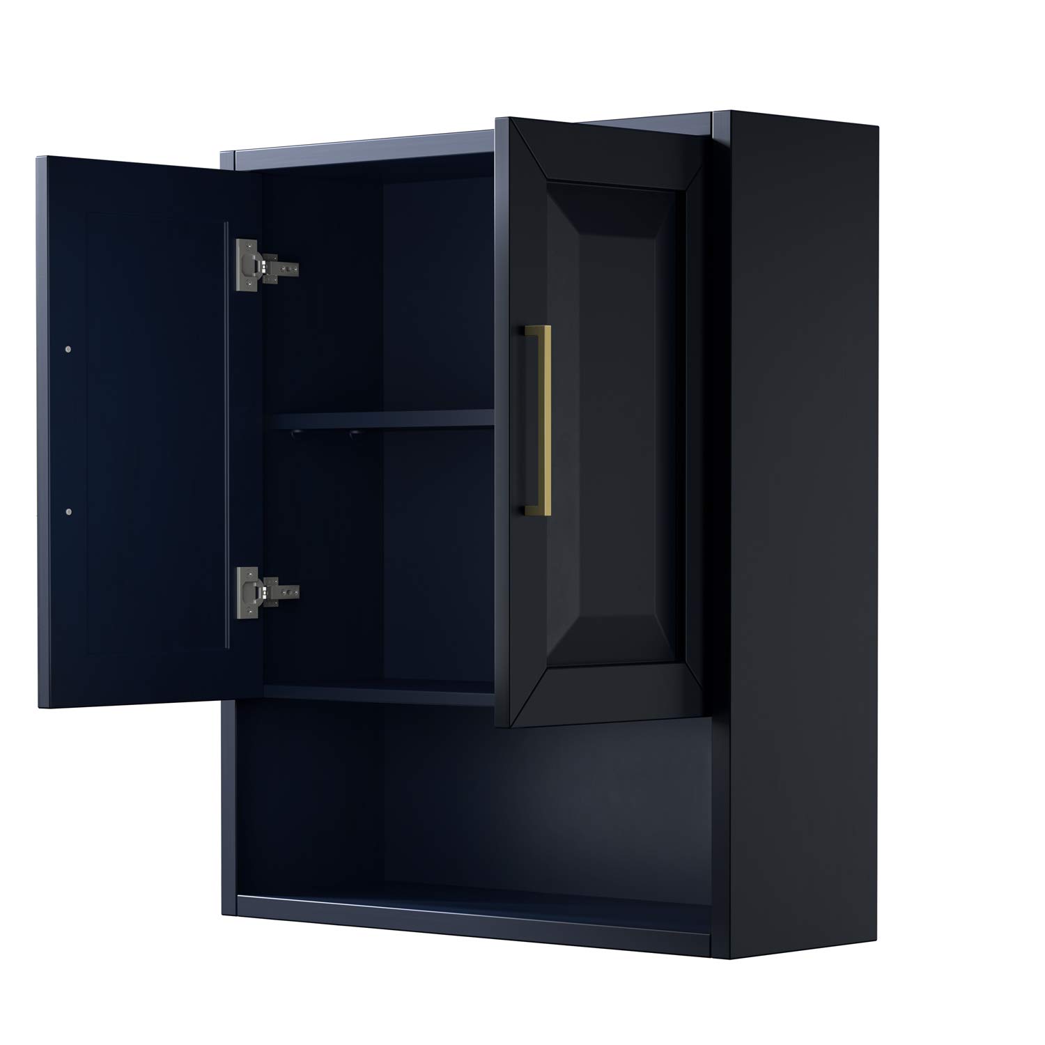 Wyndham Daria Wall Cabinet Dark Blue - Bathroom & Bedroom Storage