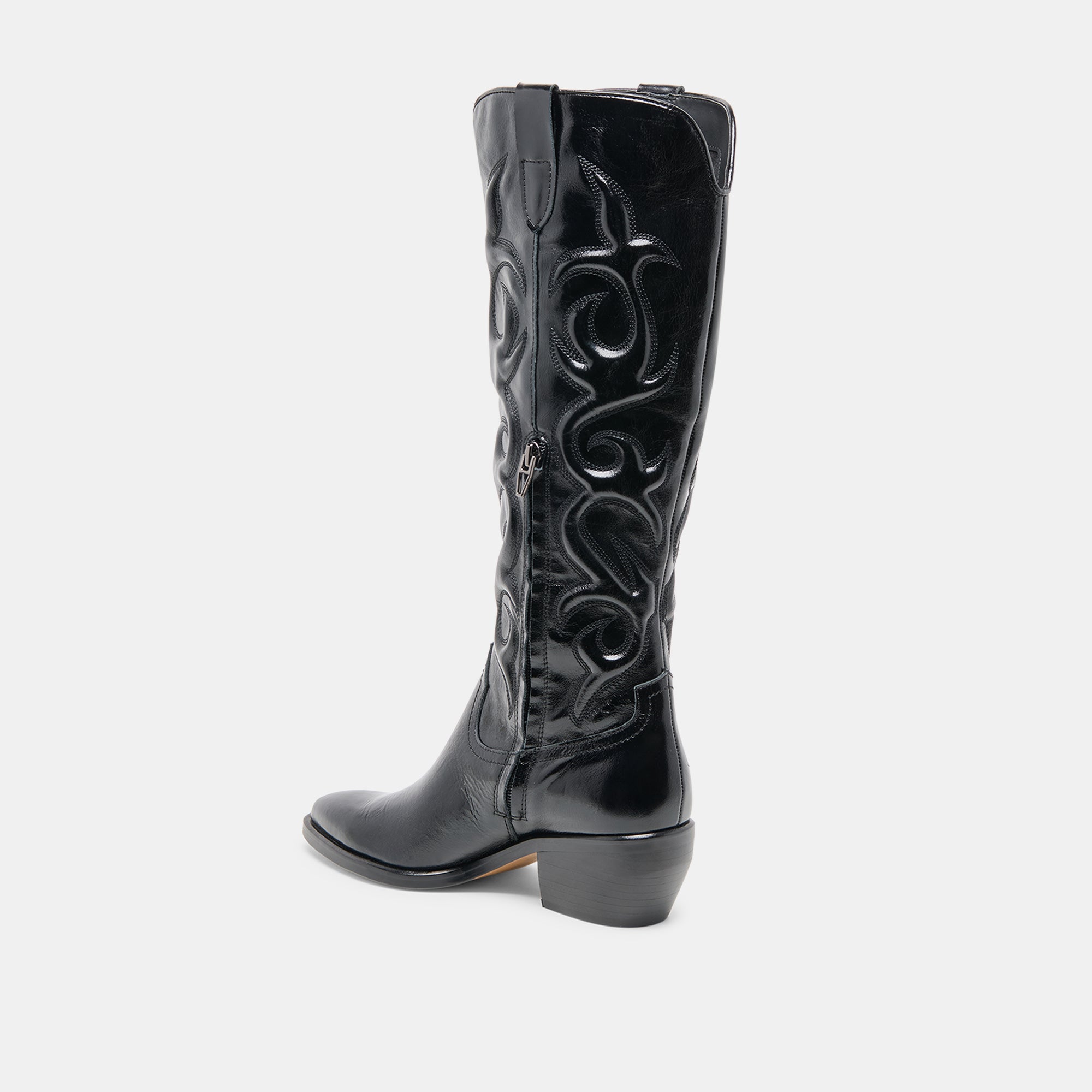 MIRLA Black Leather Boots for Women - Stylish & Comfortable Ankle Boots for Fall, Winter & Everyday Wear