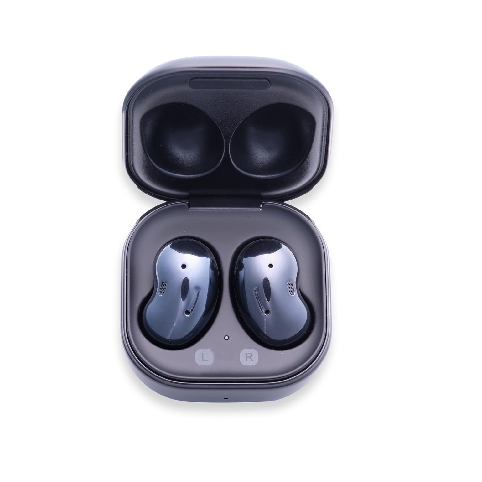 Samsung Galaxy Buds Live Wireless Earbuds with Active Noise Cancelling (ANC), Bluetooth 5.0, 12H Battery - Mystic Black (International Version) - Perfect for Workouts, Commuting & Travel
