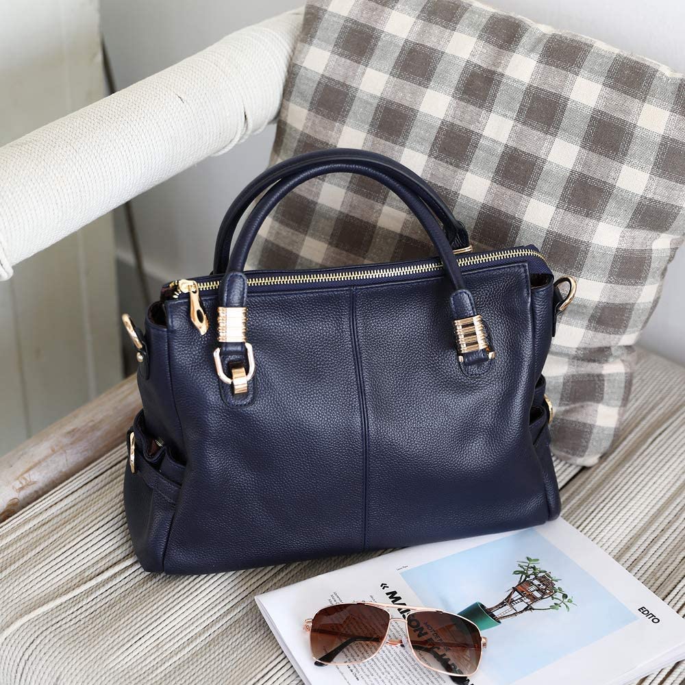 Genuine Leather Women's Purses & Handbags - Soft Satchel Tote Shoulder Bag for Work, Travel & Everyday Use | Kattee