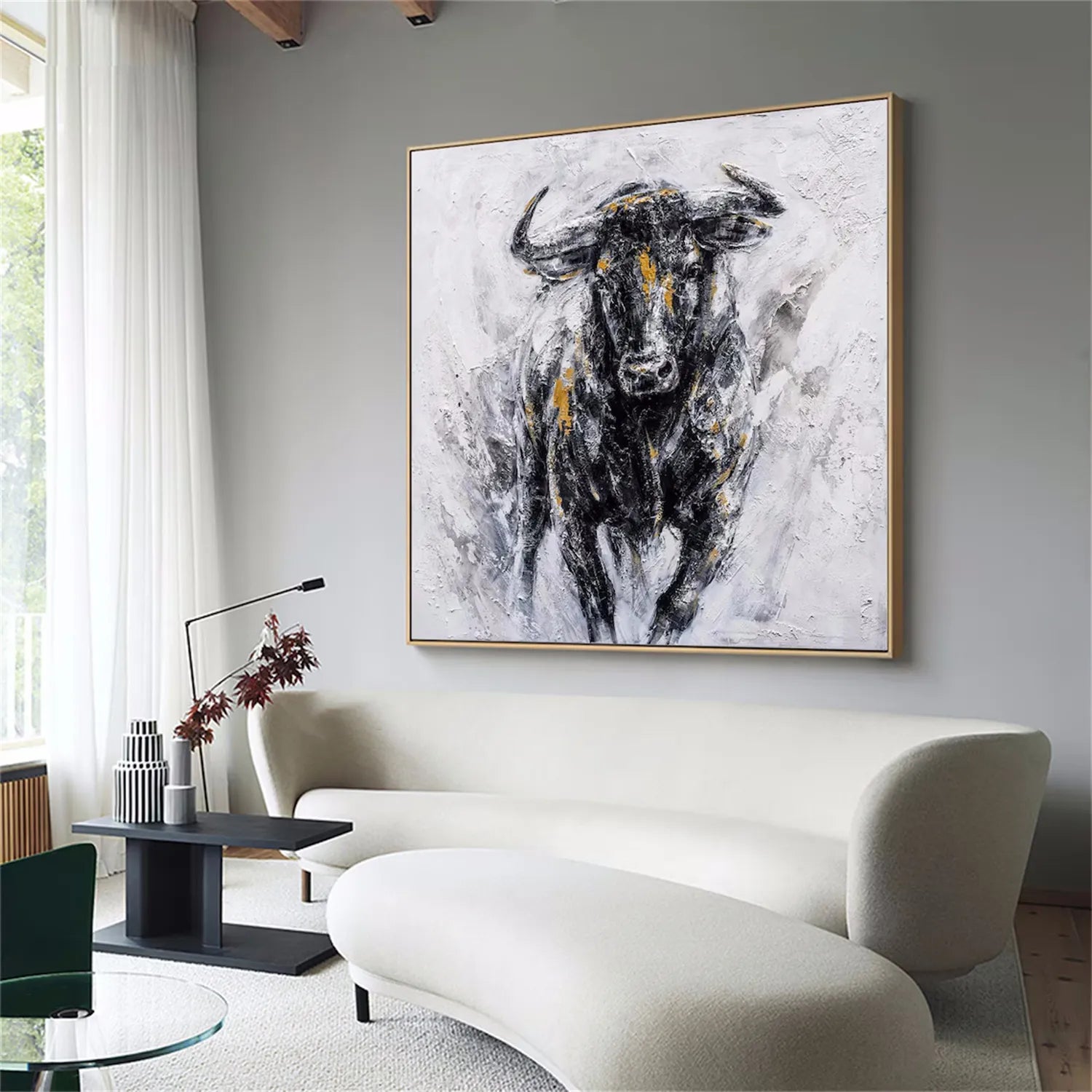 Animal Art Painting #AP053 - Handmade Wildlife Canvas Art for Home & Office Decor | Perfect for Living Room, Bedroom, and Gift Giving
