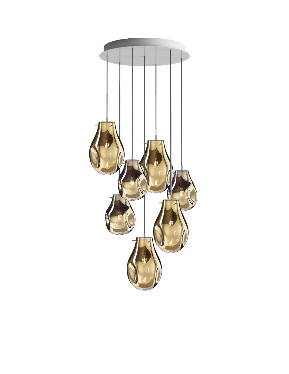 7-Piece Chandelier Soap Set - Handmade Luxury Soap for Bathroom Decor, Wedding Favors & Spa Gifts - Elegant Home Fragrance & Decorative Soap Collection