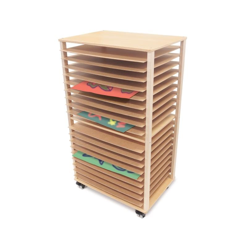 Portable Mobile Art Drying Rack for Paintings & Drawings - Perfect for Artists, Students & Classrooms - Dries 12+ Artworks at Once