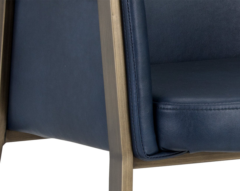 Bernadette Dining Armchair - Modern Upholstered Dining Chair with Wooden Legs for Kitchen, Dining Room & Home Decor | Comfortable & Stylish Seating Solution