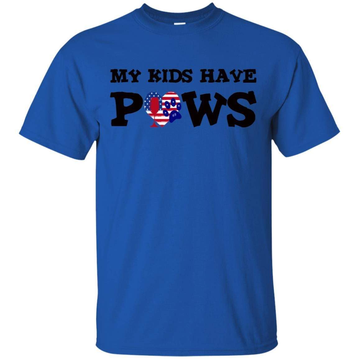 My Kids Have Paws Funny Dog Lover T-Shirt - Ultra Soft Cotton Pet Owner Tee for Women & Men - Perfect for Dog Walks, Vet Visits & Pet Lovers Gifts