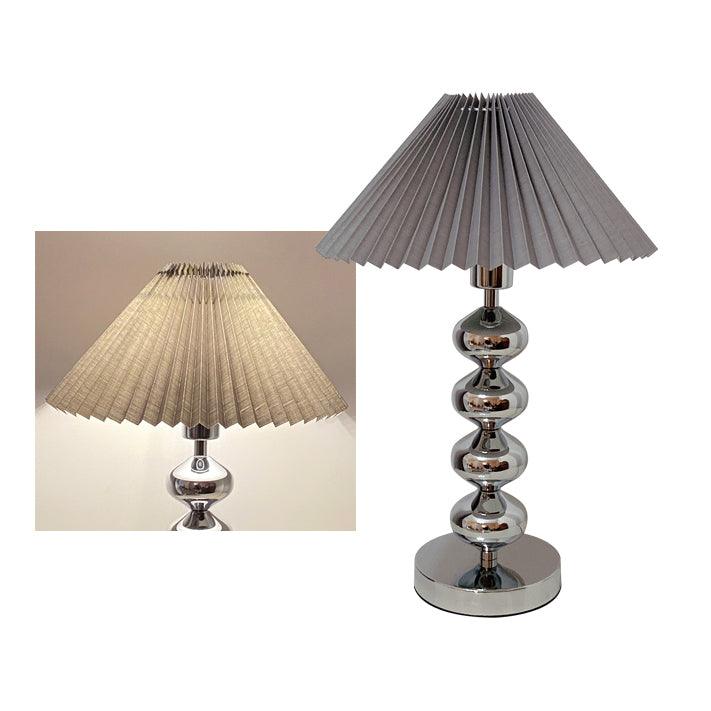 Aleisha Pleated Table Lamp - Modern Bedside & Living Room Lighting for Home Decor