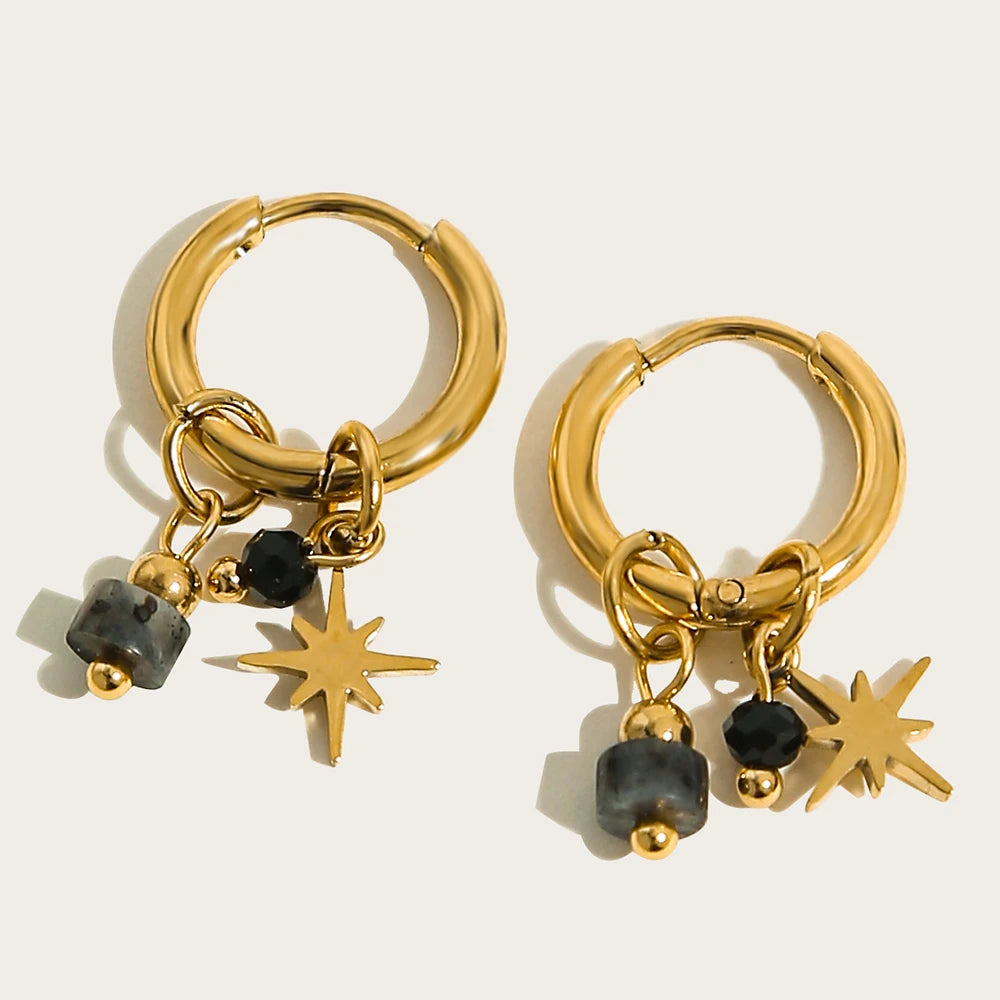 Dangling Star Earrings for Women - Trendy Gold & Silver Celestial Jewelry - Perfect for Parties, Weddings & Everyday Wear