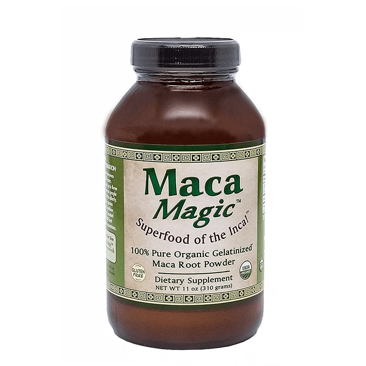 Organic Maca Root Powder Gelatinized 11oz - Energy & Stamina Booster for Smoothies, Baking & Wellness Drinks
