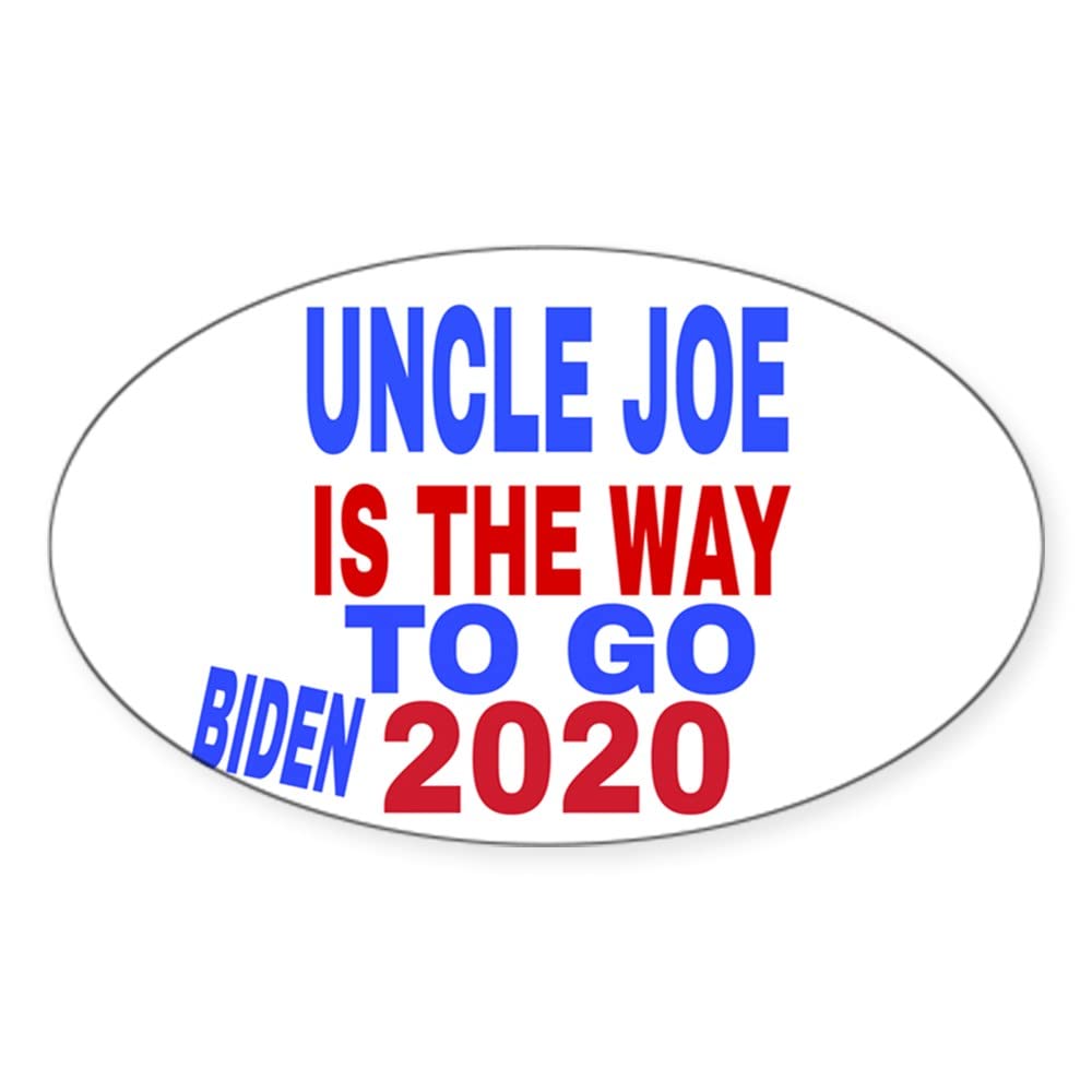 Joe Biden Oval Bumper Sticker - Premium Euro Car Decal for Cars, Laptops & Windows - Political Campaign Support & Personal Expression
