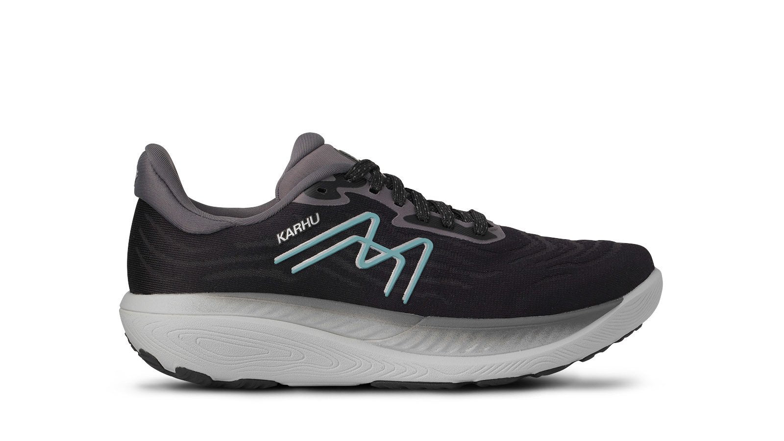 IKONI 3.0 Women's Running Shoes - Black & Stone Blue | Lightweight Cushioned Sneakers for Jogging, Gym Workouts & Everyday Comfort