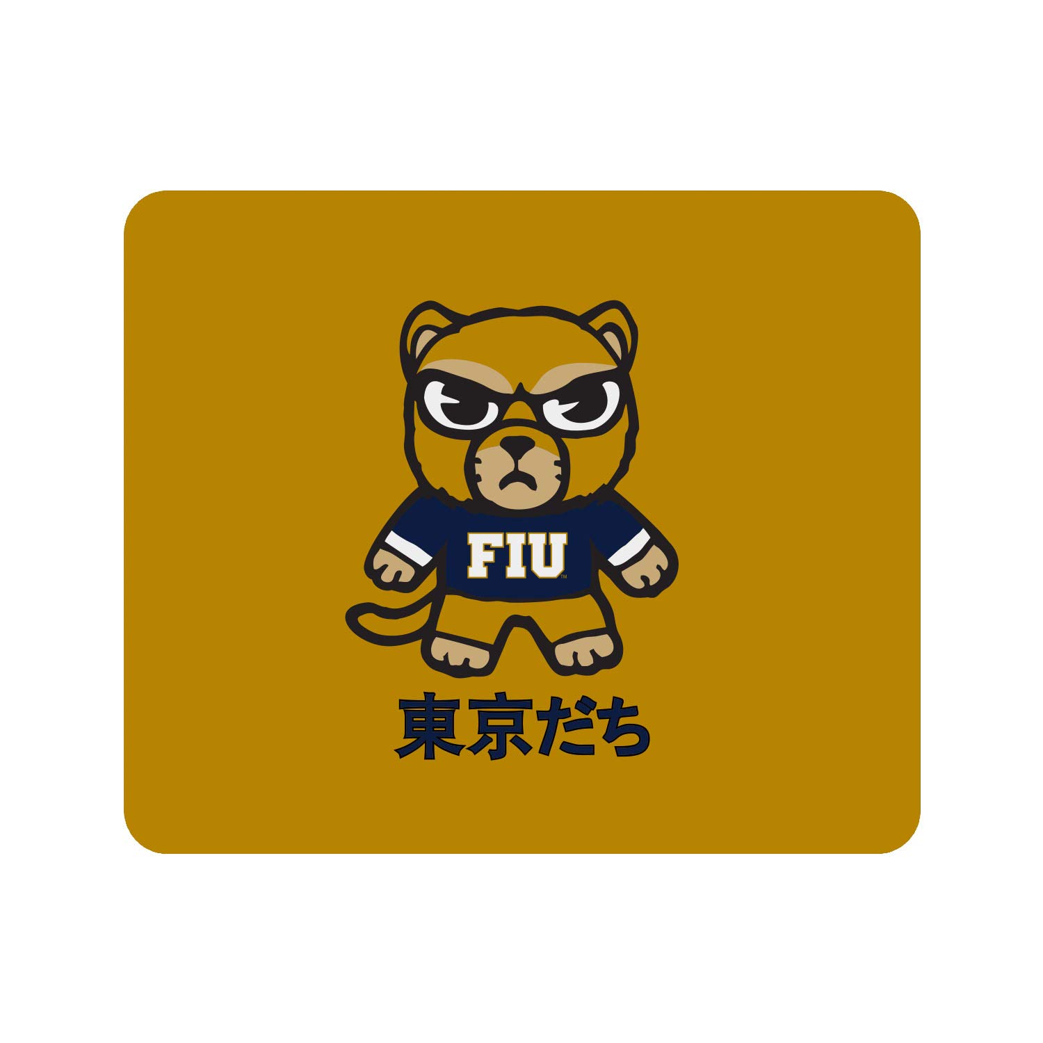 Florida International University Fabric Mouse Pad - Non-Slip Desk Accessory for Gaming & Office Work - Tokyodachi Classic Design - Perfect for Dorm Rooms, Workstations & Gaming Setups