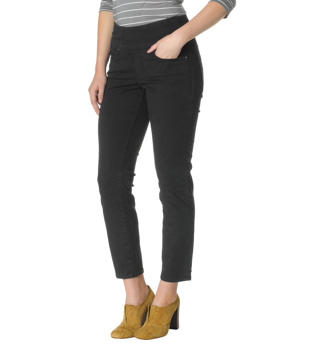 Jag Jeans Women's Amelia Slim Ankle Pull On Stretch Denim Pants - Comfortable Skinny Jeans for Work, Casual & Night Out
