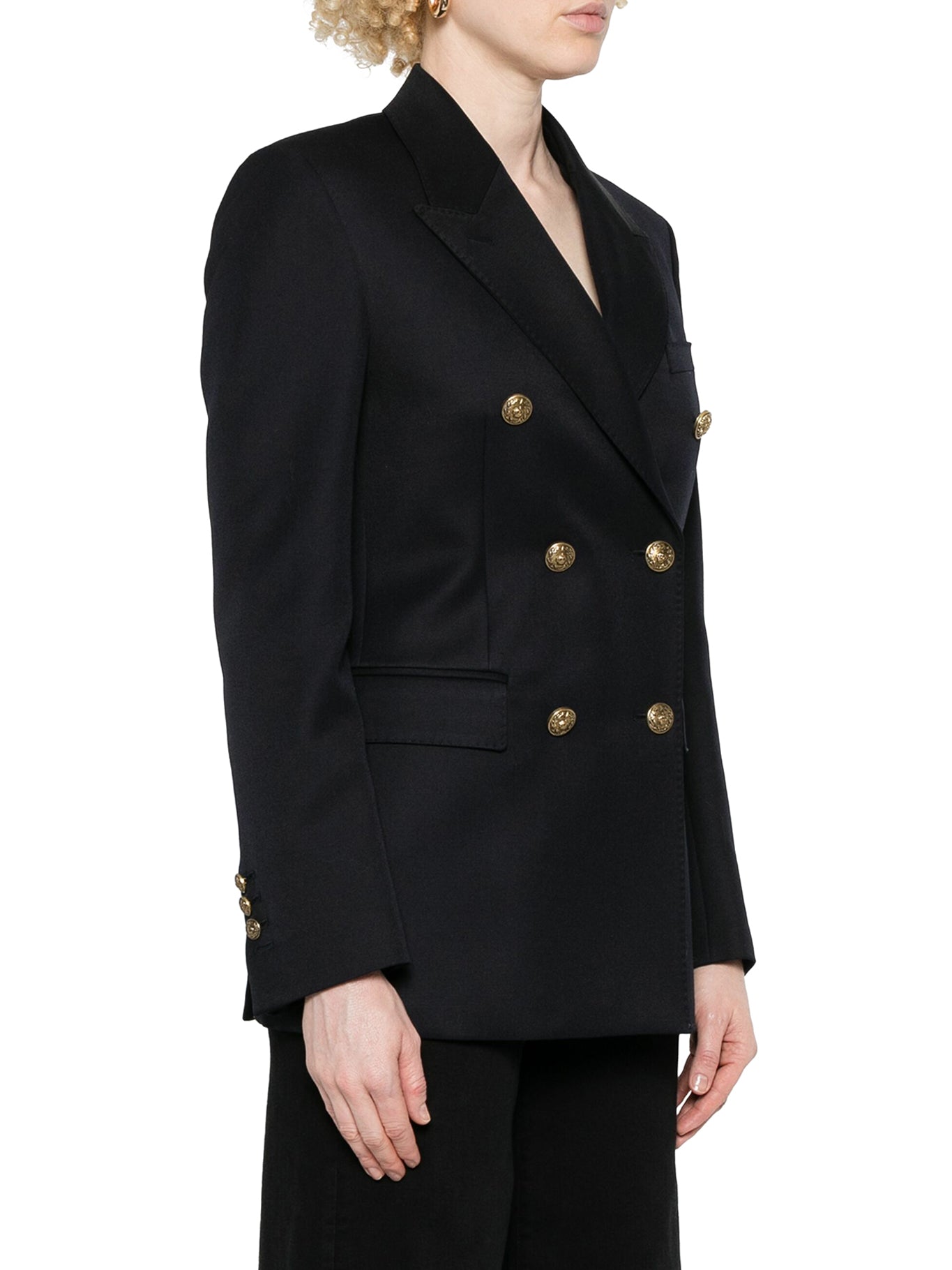 Double Breasted Wool Blend Blazer for Women - Elegant Office Wear & Business Casual Outfits | Perfect for Work, Meetings & Professional Events