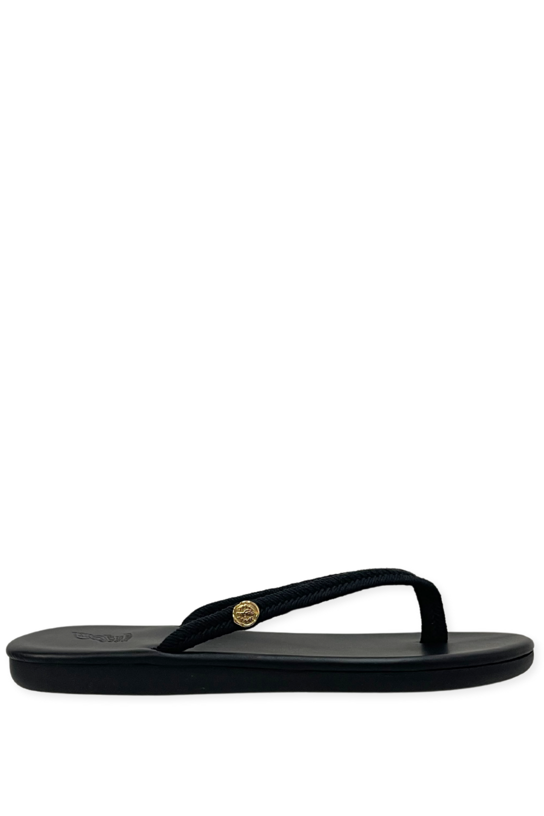 Saionara Rope Sandal for Women - Comfortable Black Beach Sandals with Adjustable Straps | Perfect for Summer, Vacation, and Outdoor Activities