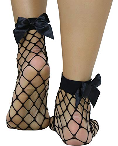 Elegant Fence Net W/ Bow - Black