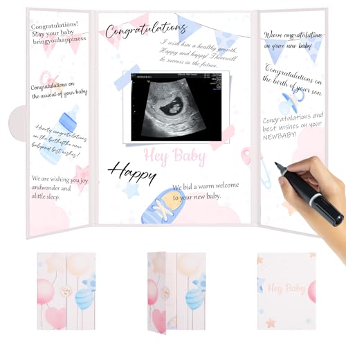 White Hey Baby Guestbook