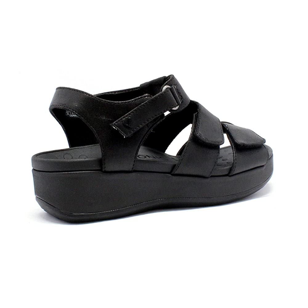 Vionic TAMI0017W Tami Black Women's Orthotic Sandals Size 7 - Arch Support & Comfort for Walking, Travel & Everyday Wear