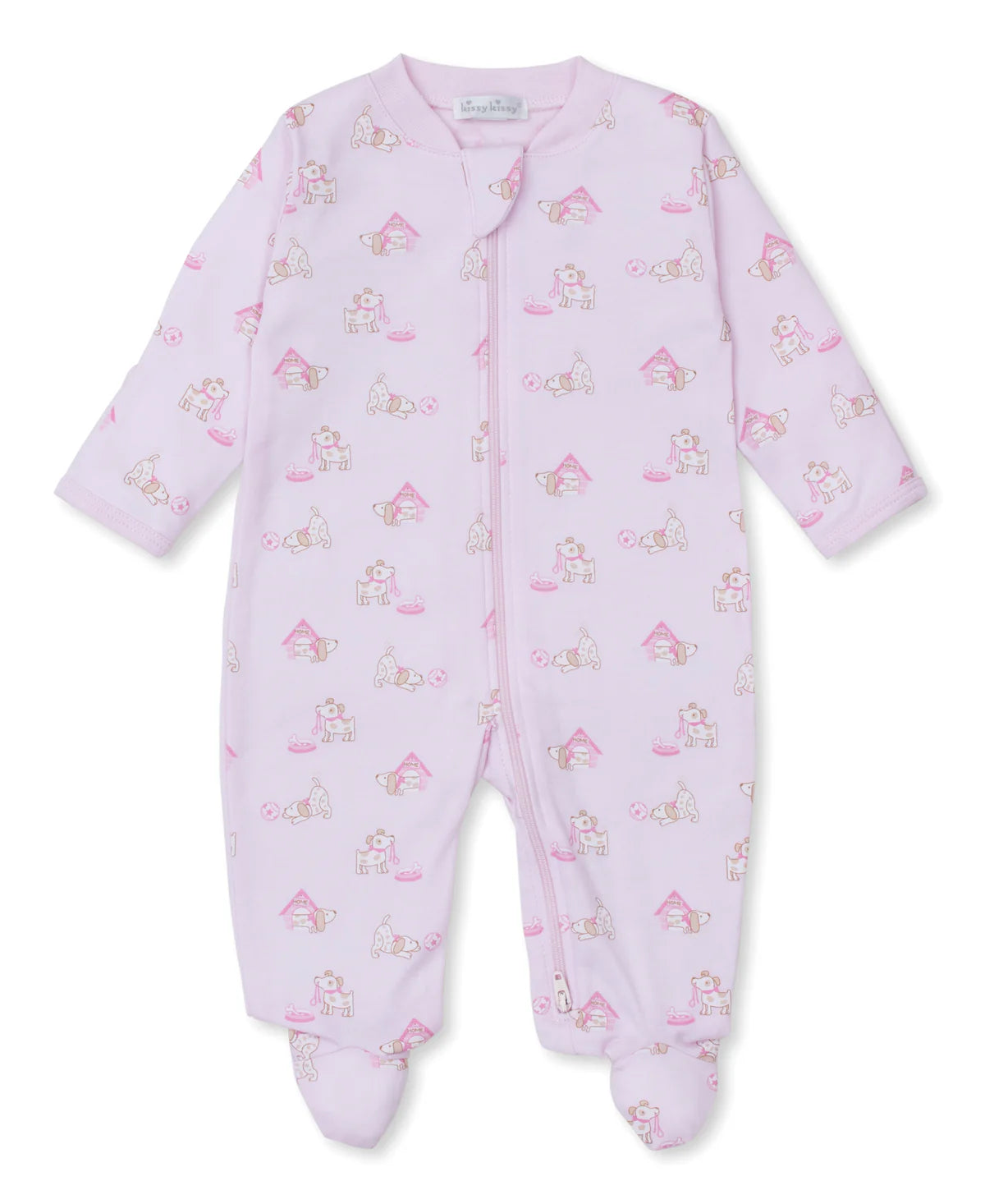 Pups in Action Zipper Footie - Adorable Dog-Themed Baby Onesie for Playtime & Sleep | Perfect for Infants & Toddlers