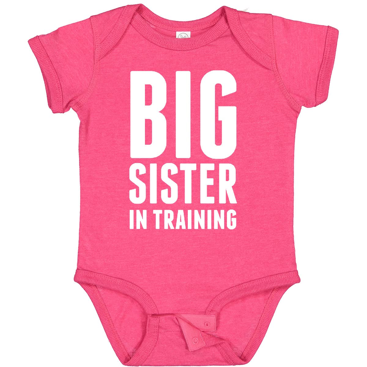 Inktastic Big Sister in Training Baby Bodysuit - Cute Sibling Outfit for Newborns & Toddlers - Perfect for Family Photos, Announcements & Special Occasions