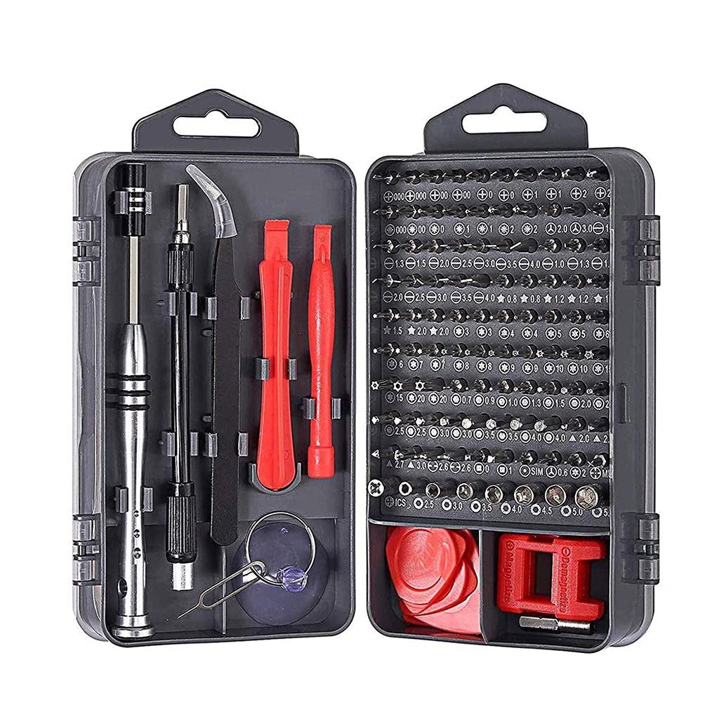 115 in 1 Precision Screwdriver Set for Phone Repair - Professional Electronics Tool Kit with Magnetic Bits for iPhone, Samsung, Tablet, Watch & PC Repair - Ideal for DIY Technicians & Home Repairs